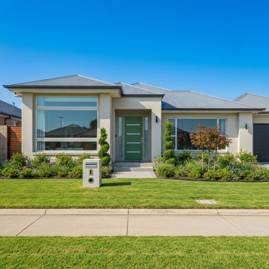 Beautiful home with modern windows and doors